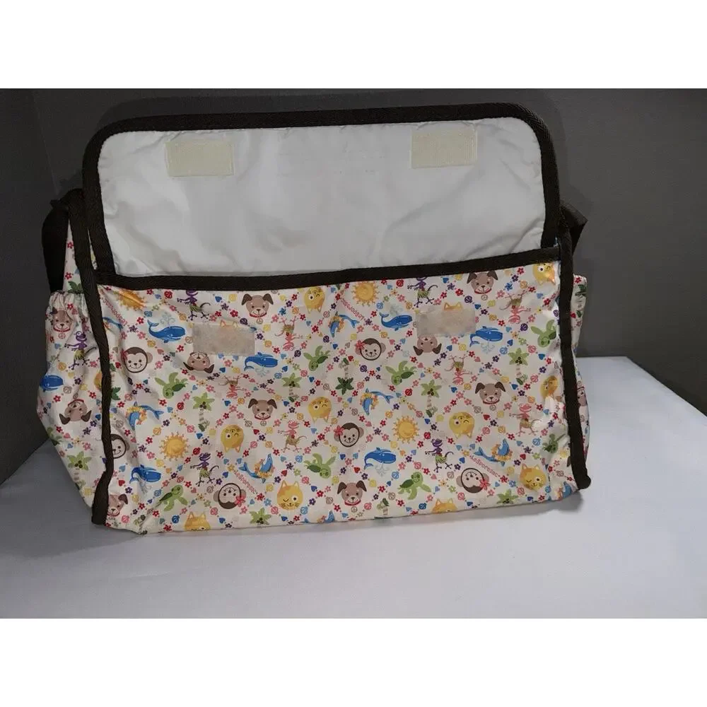 LeSportSac Island Cuties Hawaii Baby Travel Duffel Diaper Bag Changing Pad Pouch